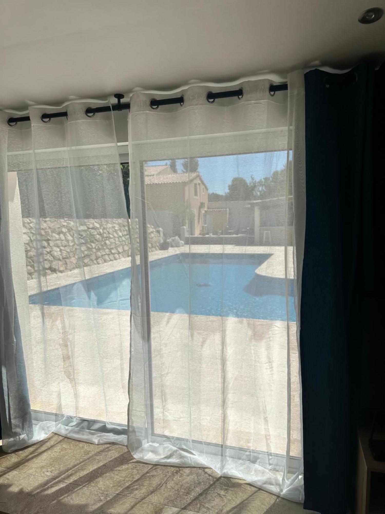 Jolie Maison Avec Vue Sur Piscine Bouc-Bel-Air Exterior photo